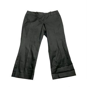 Elie Tahari Black Crop Capri Trouser Business Casual Pants Size 4 Style E302D207